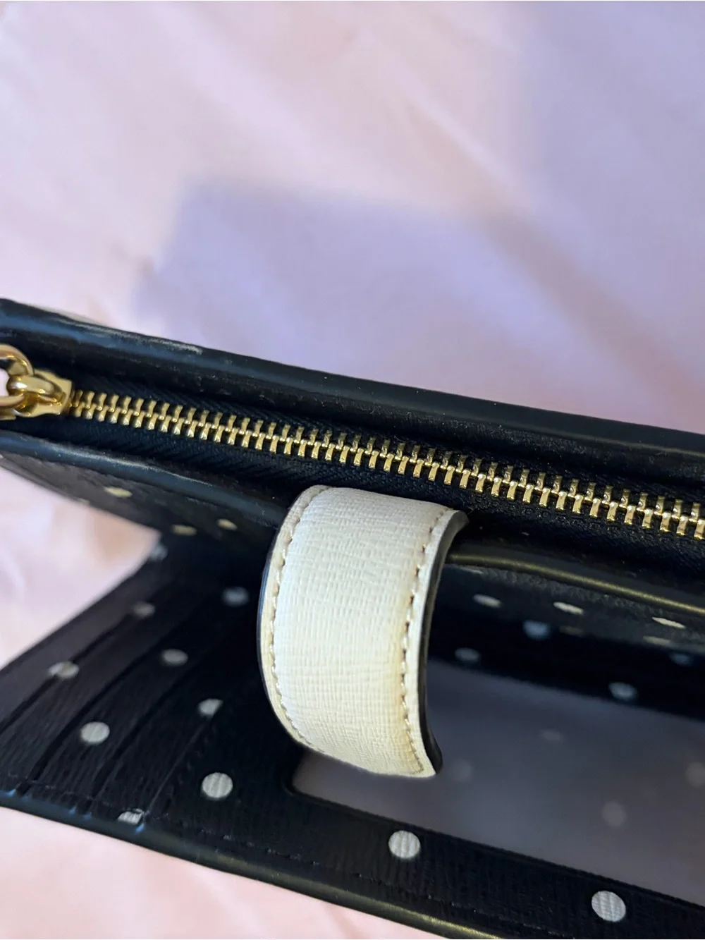 kate spade White Mickey & Minnie Leather Crossbody Bag